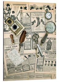 Magnettafel Vintage Schreibtisch I