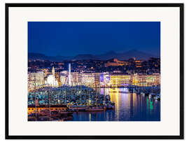 Framed art print Port of Marseilles