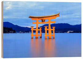 Hout print Itsukushima Shrine