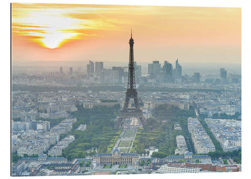 Gallery print Paris and the rising sun