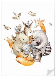 Wall sticker Animal friends - Kidz Collection