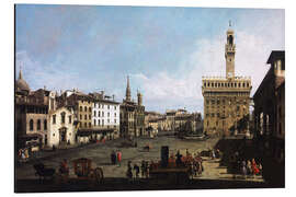 Aluminium print The Piazza della Signoria in Florence