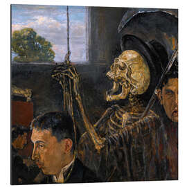 Magnettafel Selbstbildnis mit Fernando Servín und Alejandro Ruelas