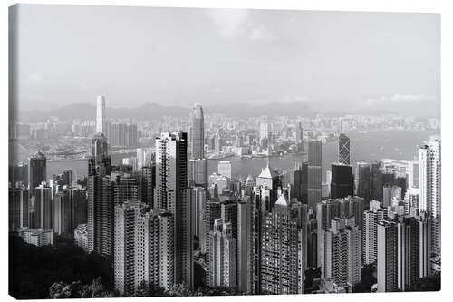 Lerretsbilde Hong Kong Skyline