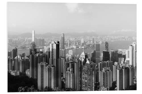 Hartschaumbild Hong Kong Skyline