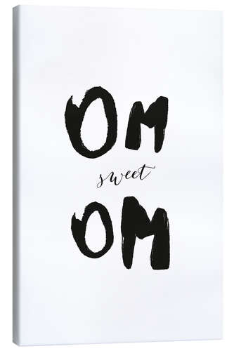 Canvas print Om sweet Om