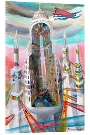 Obraz na szkle akrylowym New York 2099 - Diego Manuel Rodriguez