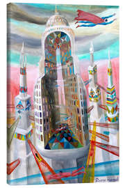 Tableau sur toile New York 2099 - Diego Manuel Rodriguez