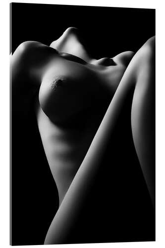 Acrylic print Sitting Nude