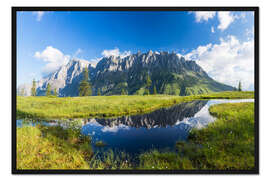Gerahmter Kunstdruck Panoramablick auf den Hochkönig