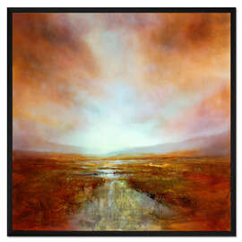 Gerahmter Kunstdruck Weites Land I