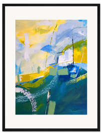 Gerahmter Kunstdruck Ein Sturm zieht auf