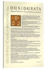 Gallery print Desiderata (Italian) II