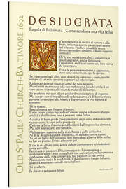 Magnettafel Desiderata (Italienisch) II