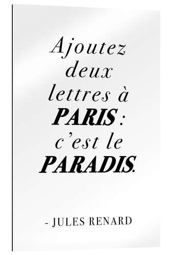 Gallery print It is paradise (french)