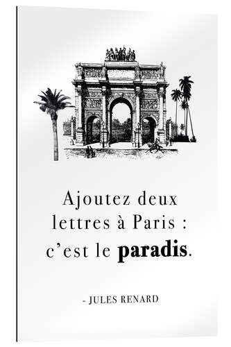 Gallery print It is paradise (french)