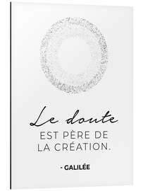 Magnettafel Zweifel ist der Vater der Erfindung (französisch)