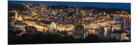 Aluminium print Hvar 's nachts, Dalmatië