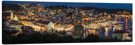 Canvas print Hvar &#039;s nachts, Dalmatië