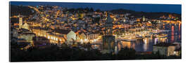 Gallery print Hvar at night, Dalmatia