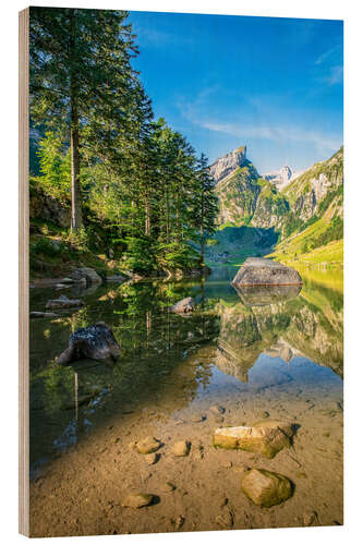 Quadro de madeira Seealpsee