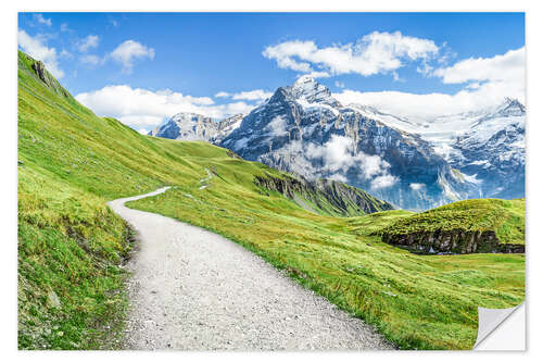 Wall sticker Swiss Alps at Grindelwald