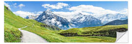 Wall sticker Swiss Alps panorama, Grindelwald