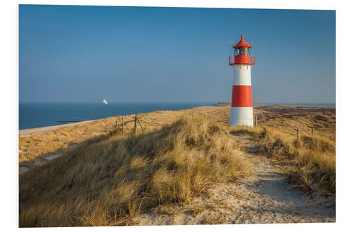 Foam board print Lighthouse List Ost on Sylt, Germany