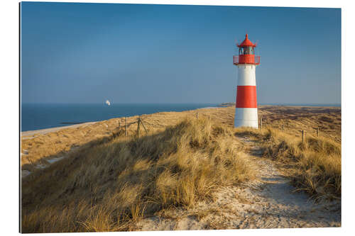 Tableau en plexi-alu Phare de List Ost à Sylt, Allemagne