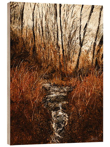 Tableau en bois Campagne