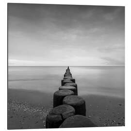 Aluminiumtavla Groynes på Östersjön