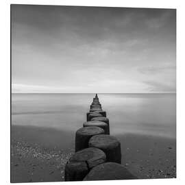 Magnettafel Buhnen an der Ostsee