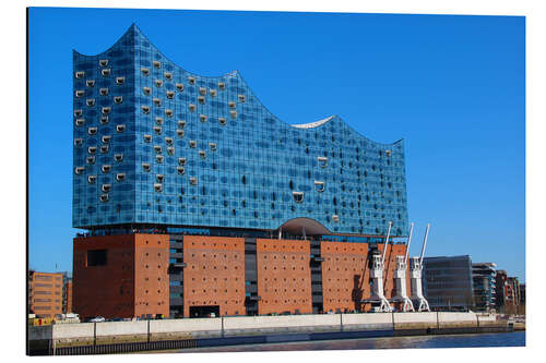 Obraz na aluminium Elbphilharmonie in the sunshine