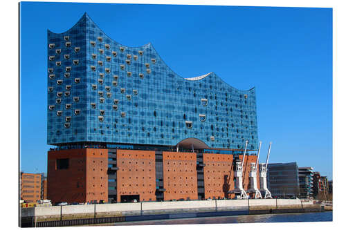 Tableau en plexi-alu Philharmonie de l'Elbe au soleil