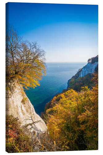 Canvas print View from the Königsstuhl on Rügen