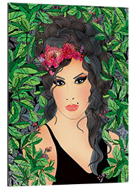 Aluminium print Amy Winehouse