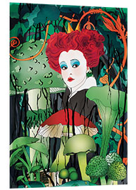 Stampa su PVC Red Queen Alice nel paese delle meraviglie