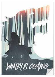 Sticker mural Winter is coming