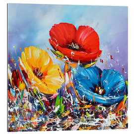 Gallery print Three Poppies I