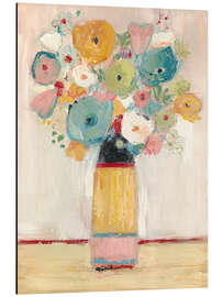 Magnettafel Sommerlicher Blumenstrauß