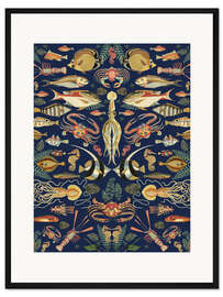 Gerahmter Kunstdruck Unter dem Meer