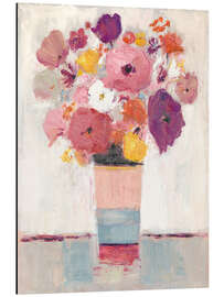 Magnettafel Femininer Blumenstrauß