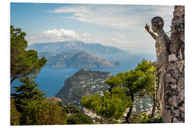 Foam board print View of Capri