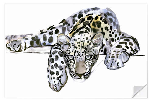 Wandsticker Arabischer Leopard II