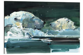 Magnettafel Nase an Nase