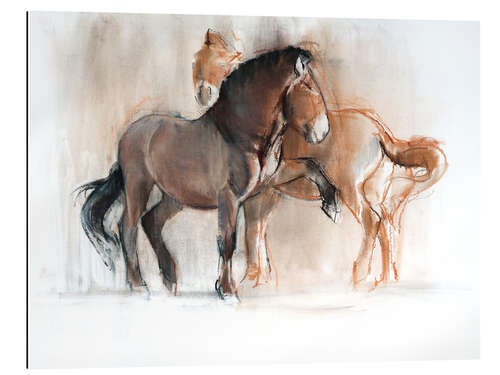 Gallery print Two horses