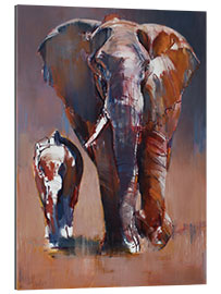 Gallery print Mother and Calf