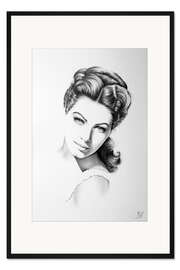 Gerahmter Kunstdruck Ava Gardner I