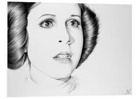 Tableau en PVC Carrie Fisher