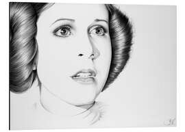 Magnettafel Carrie Fisher